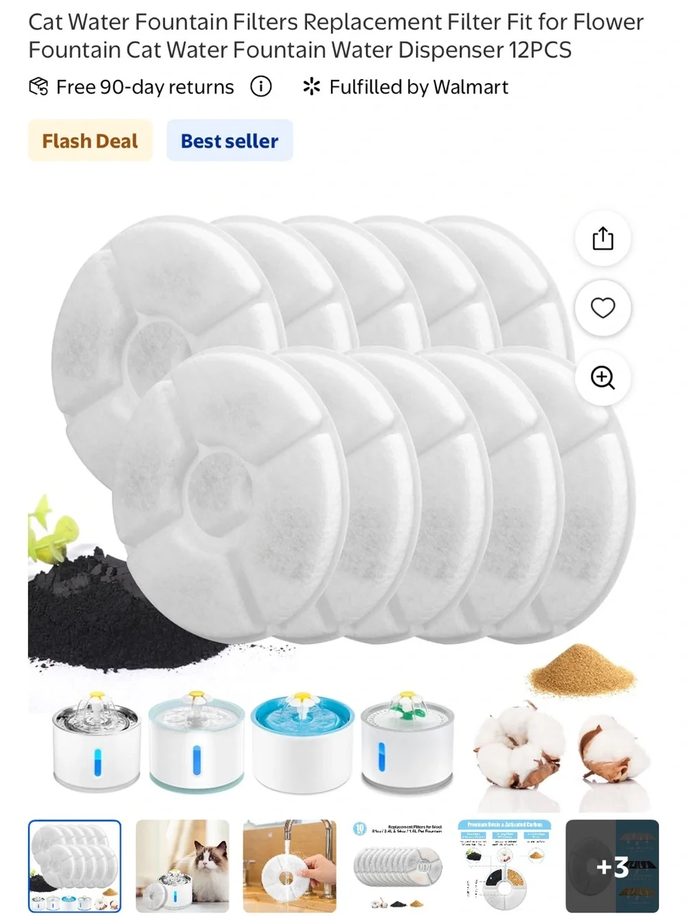 Cat Fountain Filters